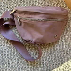 Lululemon Pink Taupe Belt Bag